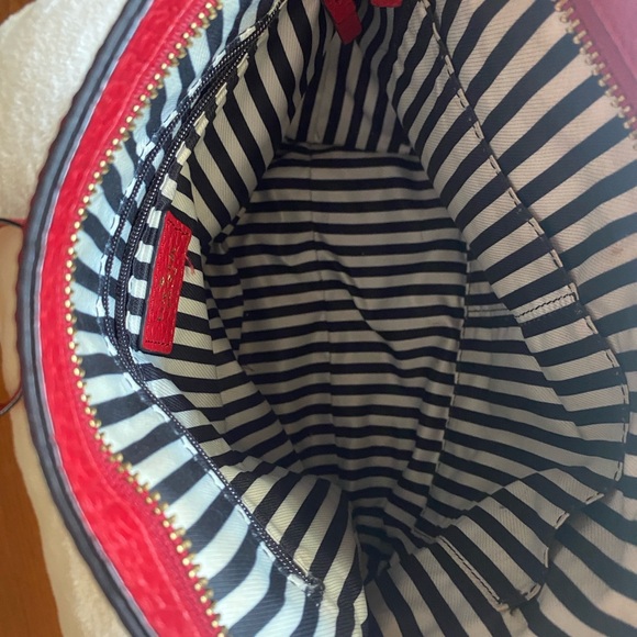 Kate Spade Red Leather Shoulder Bag - Picture 4 of 10